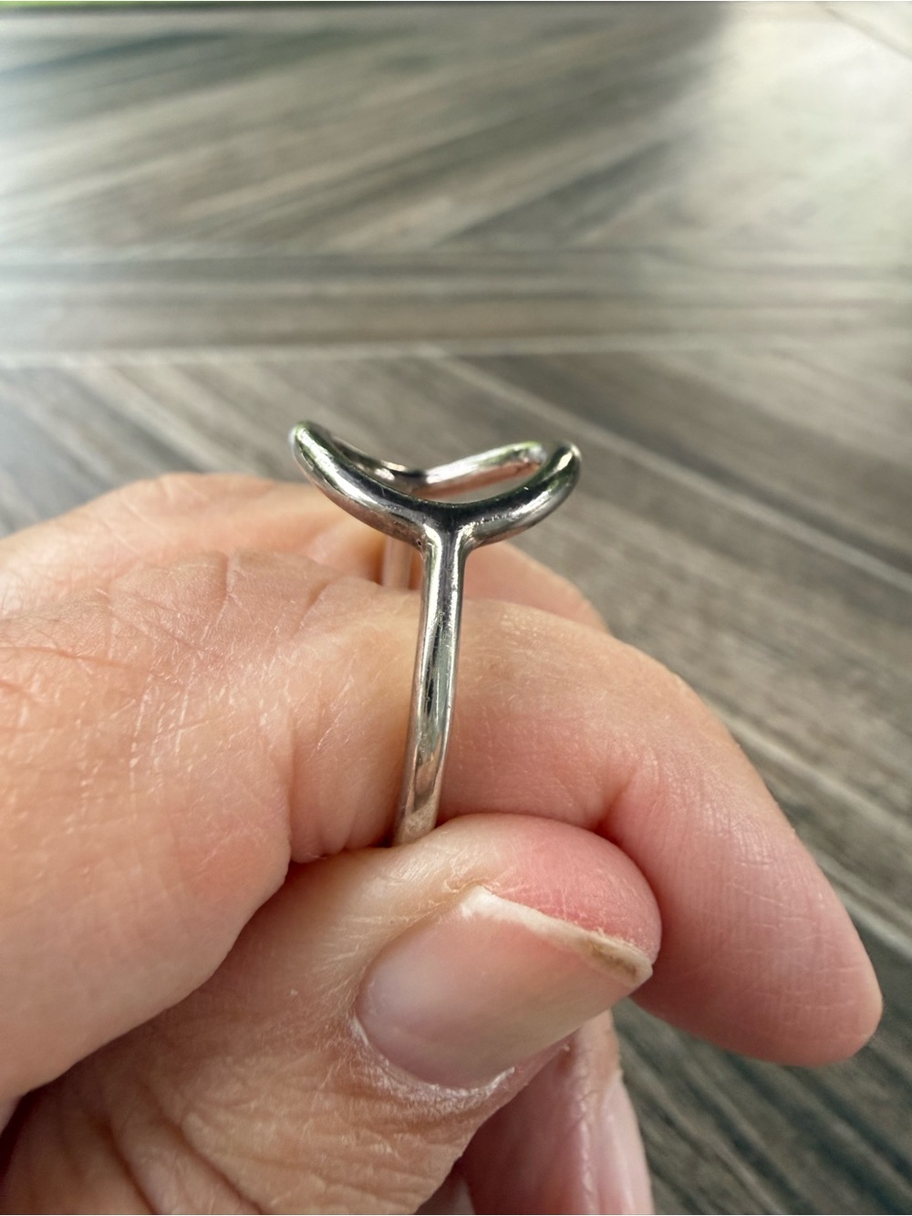 Silpada Sterling Silver Karma Open Circle Ring Size 10 - Picture 3 of 6